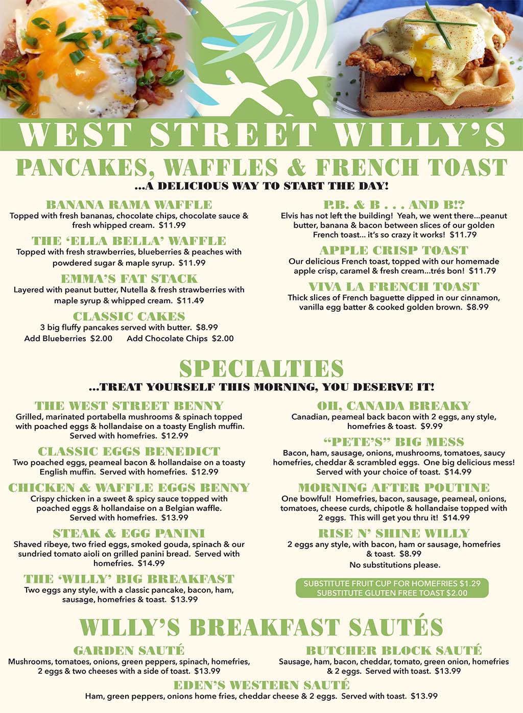Willys Breakfast Menu Feb 2021_1 West Street Willy's Eatery